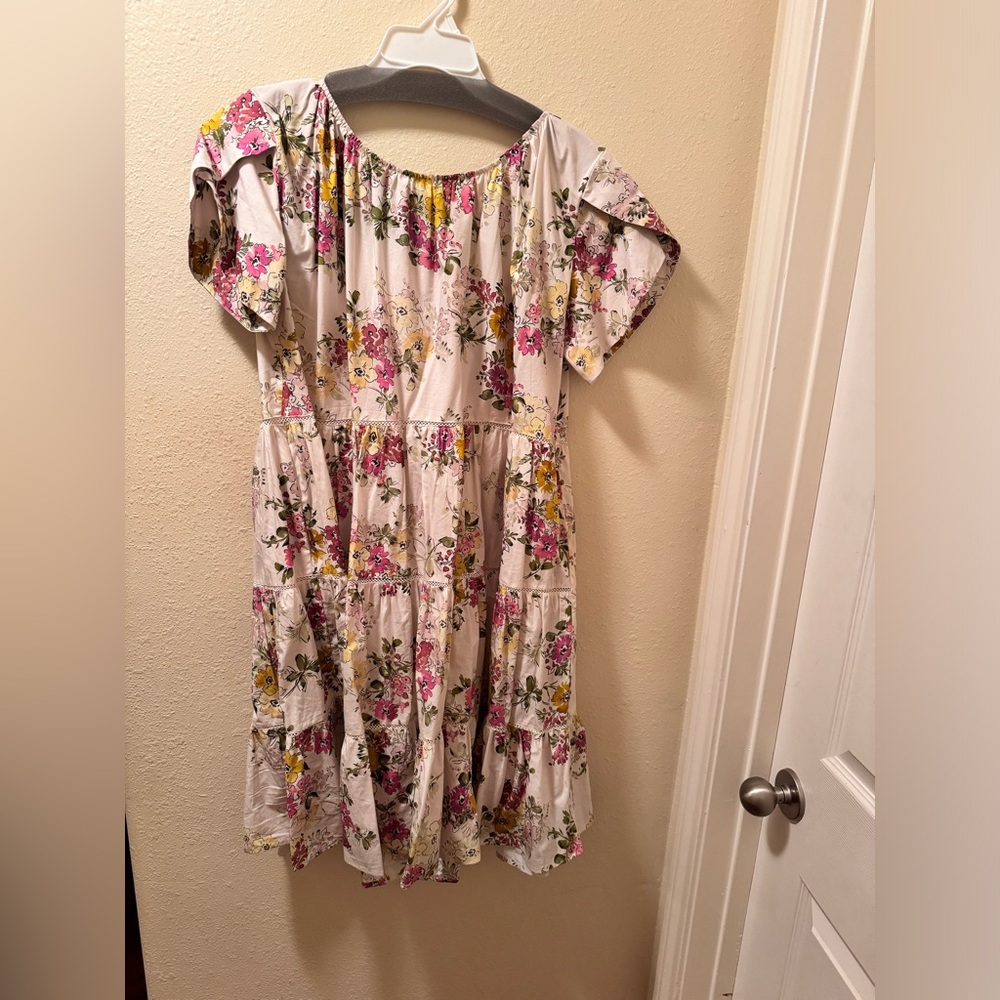Johnny Was Tiered Boho Dress